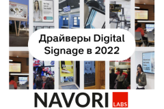 Компании-производители программного и аппаратного обеспечения для digital signage сообщают о уверенном росте продаж с начала 2022 года. 