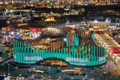 Павильон на Международной выставке садоводства в Катаре был украшен 435 внешними светодиодными колоннами из дисплеев Absen, побив предыдущий рекорд в 275 наружных дисплеев, установленный в 2022 году.