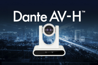 Новая универсальная камера Lumens VC-TR60 Dante AV-H с автоматическим трекингом и кадрированием на основе ИИ представлена на Infocomm 2023.