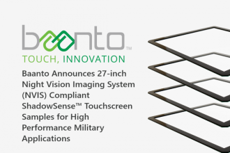 Канадская компания Baanto сообщает, что она начала поставлять демонстрационные образцы 27–дюймового сенсорного экрана ShadowSense, который соответствует требованиям MIL-STD-3009 NVIS.