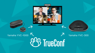 TrueConf и Yamaha объявили о совместимости программного обеспечения TrueConf и линейки спикерфонов Yamaha YVC. Интеграция направлена на повышение качества видеоконференций в переговорных комнатах и залах по всему миру.