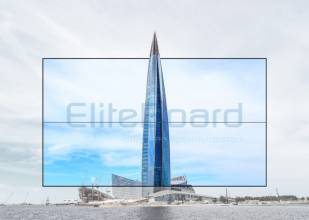EliteBoard представляет BB757UCBED — самый большой в мире ЖК-дисплей для построения видеостен.