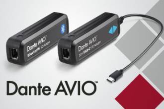 Audinate, ведущая компания-разработчик в отрасли передачи сетевых медиа данных, объявила о начале поставок адаптеров Dante AVIO Bluetooth и USB-C.