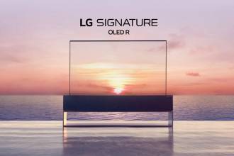 Компания LG анонсирует скорое появление на российском рынке первого в мире сворачивающегося телевизора LG SIGNATURE OLED R[1]..