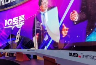 Телевизионный холдинг MBC использовал прозрачные OLED-дисплеи LG при трансляции итогов парламентских выборов в Южной Корее.
