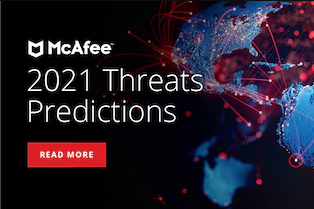 Эксперты McAfee поделились своими прогнозами о возможных угрозах, которые поджидают пользователей в 2021 году.