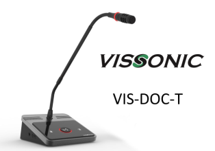 Пульт председателя VIS-DOC-T это самый экономичный вариант из всех пультов конференц-систем VISSONIC.
