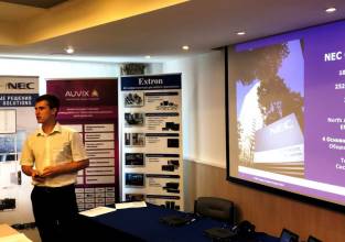 NEC Display Solutions приняла участие в партнерской встрече с компаниями Auvix и Extron в Санкт-Петербурге. Мероприятие было посвящено комплексным решениям для проведения совещаний, совместной работы и видеоконференций.