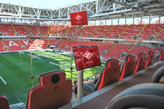 Компания Авилекс завершила работы по монтажу и запуску системы светодиодных табло на комплексе «Открытие арена» - новом домашнем стадионе московского футбольного клуба «Спартак».
