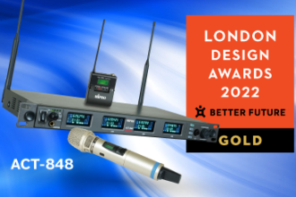 Цифровая радиосистема MIPRO с революционно качественной беспроводной передачей звука и удобным управлением удостоилась высшей награды престижной премии.