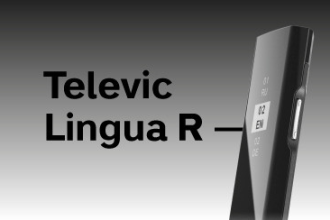 Televic объединил в карманных приемниках для синхроперевода Televic Lingua R удобство и продолжительность работы, надежность и качество звука, масштабируемость, а также совместимость и возможность обновлений.