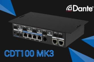 Новый передатчик CDT-100 MK3 от Clockaudio превращает любые аналоговые микрофоны в цифровые с возможностью передачи аудиосигнала в сети по протоколу Dante.