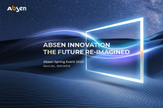 Absen объявили о запуске нового бренда для оснащения сцен AbsenLive, 2 новых серий LED-дисплеев (X и C Ultrawide) Absenicon, готовых к использованию LED AbsenCP, инновационных MicroLED-дисплеев (CL V2 и KLCOB V2), а также новых флагманов для DOOH и спорта.