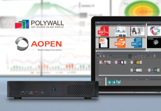 AOPEN и Polywall представляют полностью оборудованное, надежное и готовое к использованию решение для диспетчерских среднего размера и центров управления. Решение, основанное на медиаплеере AOPEN DEV7610-X6 и программной платформе Polywall, поможет интеграторам реализовать проекты диспетчерских, для которых требуется компактная и простая в установке система.