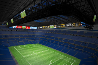Мадридский футбольный клуб "Реал" и компания Daktronics объявили о глобальном многолетнем соглашении о партнерстве, которое включает в себя установку нового светодиодного Halo-дисплея на стадионе Сантьяго Бернабеу