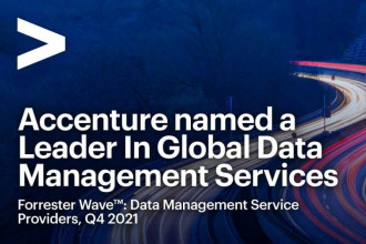 Компания Accenture была названа лидером среди поставщиков услуг по управлению данными в отчете "The Forrester Wave“ за четвертый квартал 2021 года. В рамках исследования Accenture и 11 других ведущих поставщиков оценивались по 22 критериям, среди которых текущие предложения, стратегия и присутствие на рынке. В документе Forrester отмечается, что Accenture обладает превосходными компетенциями в области обработки и инжиниринга данных, которые помогают быстро достигать результатов.