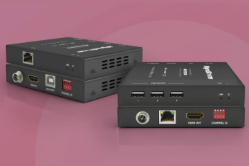 Передача видео и USB HID по сети со сверхнизкой задержкой и максимальная безопасность за счет отделения оператора от консоли с новым удлинителем EX-100-KVM-IP.
