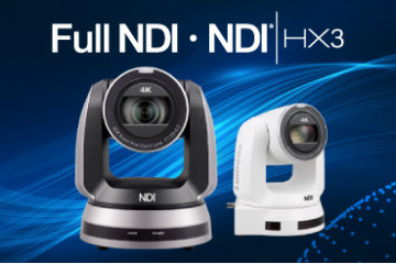 Упростите прямую трансляцию с технологиями 12G-SDI, Full NDI и NDI|HX3.