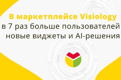 Компания Visiology, поставщик наиболее востребованной российской платформы* сообщает о стремительном росте популярности фирменного Маркетплейса, в котором представлены кастомные виджеты, а также партнерские AI-инструменты. За год его существования в Маркетплейс было добавлено свыше 40 дополнительных модулей, которые сегодня активно применяются сообществом пользователей Visiology.