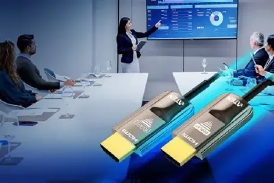 В статье разбираем, где активные оптические HDMI-кабели действительно дают преимущество в профессиональных AV-проектах: при передаче 4K-сигнала на большие расстояния, в условиях электромагнитных помех и при работе с многоканальным звуком. Объясняем, на что смотреть при выборе и в каких сценариях они предпочтительнее длинных медных линий.