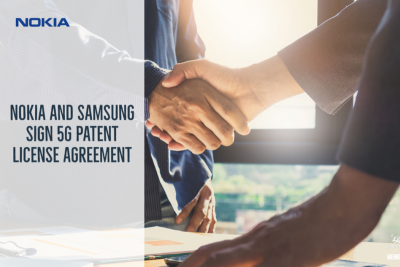 Финская компания Nokia и южнокорейская компания Samsung подписали лицензионное соглашение о патентах на 5G, которое распространяется на фундаментальные изобретения Nokia в области 5G и других технологий. Предыдущее соглашение истекло в конце 2022 года. Samsung будет выплачивать Nokia роялти в течение нескольких лет
