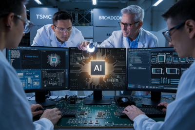 Компания OpenAI сотрудничает с Broadcom Inc. и Taiwan Semiconductor Manufacturing Co. над созданием нового чипа искусственного интеллекта, предназначенного специально для запуска моделей ИИ после их обучения.