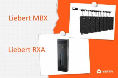 Решения Liebert® RXA и Liebert® MBX от Vertiv™ обеспечивают гибкую и безопасную подачу энергии для периферийных и распределенных ЦОД, а также для дата-центров средних размеров.