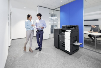 Konica Minolta выпускает флагманскую модель линейки bizhub i-Series – цветное многофункциональное устройство формата А3 bizhub C750i. Оно обладает высокой производительностью и подойдёт для организаций с большой потребностью в печати.