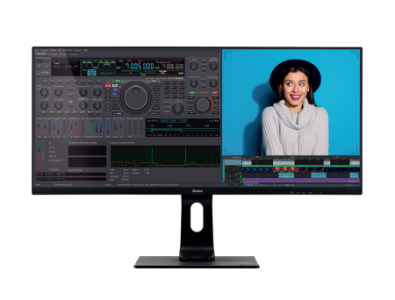 ProLite XUB3493WQSU - это сверхширокий монитор с технологией IPS Panel, обеспечивающий более высокую контрастность, более темные оттенки черного и значительно лучший угол обзора, чем стандартные технологии TN.