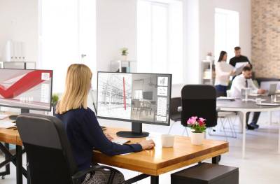 Дисплеи MultiSync® 27” обеспечивают достаточное пространство для окон нескольких приложений на одном экране.
