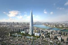 Одно из самых высотных зданий мира Lotte World Tower в Сеуле оснащено професcиональными дисплеями LG.