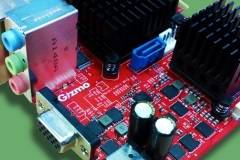 Плата Gizmo содержит двухядерный процессор G-T40E и обеспечивает производительность 52 гигафлопа при потреблении энергии менее 10 ватт.