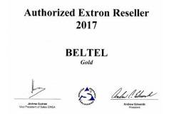 БЕЛТЕЛ удостоен статуса Золотого партнера компании Extron Electronics. Статус подтверждает высокую экспертизу нашей компании в области решений производителя.