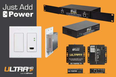 Just Add Power, производитель высококачественного AV over IP оборудования, пополнил каталог новыми, еще более функциональными решениями.