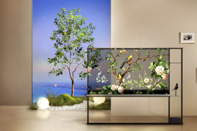 LG SIGNATURE OLED T 4K на базе нового процессора α (Alpha) 11 AI открывает новые возможности дизайна помещений.