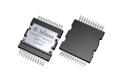 Компания Infineon Technologies AG выпустила полевые МОП-транзисторы CoolSiC 1200 V G2 в корпусе Q-DPAK с поверхностным охлаждением, которые обеспечивают оптимизированные тепловые характеристики, системную эффективность и высокую плотность мощности.