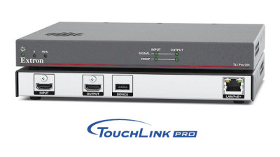 Extron обеспечили возможность совместной интеграции сторонних сенсорных дисплеев с разрешением 4К и системы управления серии Pro благодаря новому аппаратному интерфейсу TLI Pro 201.