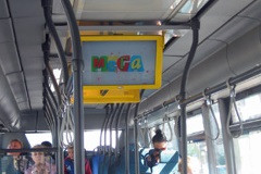 Scala Inc. Анонсировала установку более чем 300 дисплеев digital signage в автобусах MegaBus, которые работают в двух крупнейших городах России, доставляя пассажиров к большим торговым комплексам. Согласно заявлению, установка была произведена партнером Scala — Captive Media, при поддержке компании IMTV.