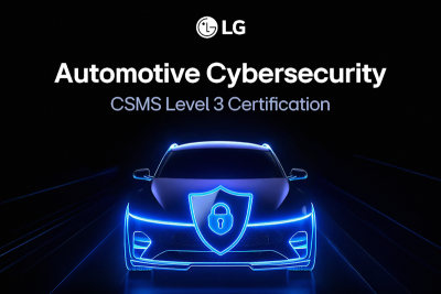 Компания LG Electronics (LG) получила от агентства по тестированию и сертификации TÜV Rheinlan сертификат Cybersecurity Management Systems (CSMS) 3-го уровня, который демонстрирует способность компании обеспечивать цифровую безопасность своих инновационных мобильных решений. Этот сертификат отражает приверженность LG обеспечению безопасности на всех этапах разработки, производства и применения продукции в реальном мире.