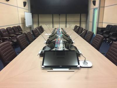Компания IP Video Systems выполнила работы по созданию ситуационного центра на 30 человек для ведущей организации в России по созданию железнодорожной инфраструктуры -  ООО “Спецтрансстрой».
