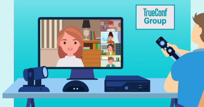 Встречайте TrueConf Group, наш первый программно-аппаратный ВКС-терминал с модульной комплектацией для малых, средних и больших переговорных комнат! Решение работает на платформе Astra Linux.