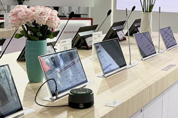 GONSIN представили на выставке беспроводную IoT конференц-систему, аудиорешение AES67 и платформу управления конференциями GONSIN Smart Link.