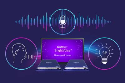Компания BrightSign представила BrightVoice – сервис, который позволяет взаимодействовать с системами Digital Signage при помощи голосовых команд.