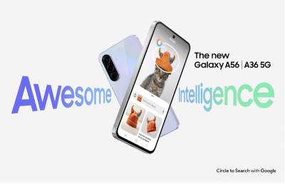 Компания Samsung Electronics представила новейшие смартфоны серии A - Galaxy A56 5G, Galaxy A36 5G и Galaxy A26 5G. Впервые серия Galaxy A интегрирует функцию искусственного интеллекта «Awesome Intelligence», обеспечивая при этом повышенную прочность и долговечность, а также надежную защиту и конфиденциальность для безопасного и длительного использования мобильных устройств.