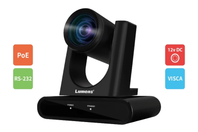 Поворотная камера Lumens — это 4K UHD, 20x зум, HDMI / SDI / USB / IP, 256 пресетов, WDR — продуманное решение для конференций, обучения и вещания.