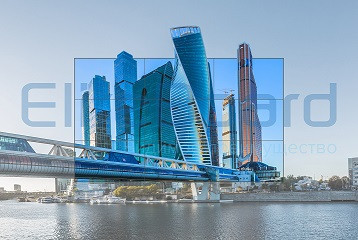 На склад Elittech поступили 55-дюймовые ЖК-дисплеи EliteBoard B555FFBED для построения видеостен с межпанельным швом 0,88 мм