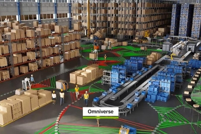 На выставке CES 2025 компания NVIDIA представила «Mega» — концепцию Omniverse Blueprint, направленную на ускорение поставки, оптимизации и эксплуатации парков роботов за счет использования цифровых двойников.