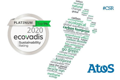 Atos, международный лидер в области цифровой трансформации, получил награду EcoVadis Platinum Award за достижения в области корпоративной социальной ответственности (КСО).