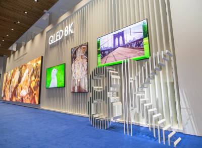 Компания продемонстрировала QLED-дисплеи с разрешением 8K, новый The Wall 8K и технологию Multi-Link HDR для LED экранов