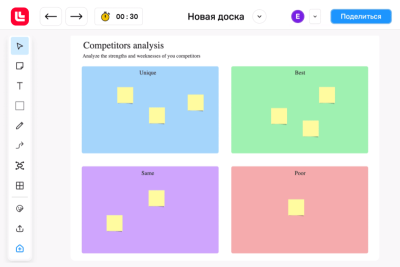 «Вебинар Технологии», российская компания-разработчик платформы для бизнес-коммуникаций и совместной работы МТС Линк, провела серию обновлений сервиса Доски. Добавлены новые настройки доступа, личный кабинет с расширенными возможностями администрирования,  инструмент «таймер», также доработан интерфейс.